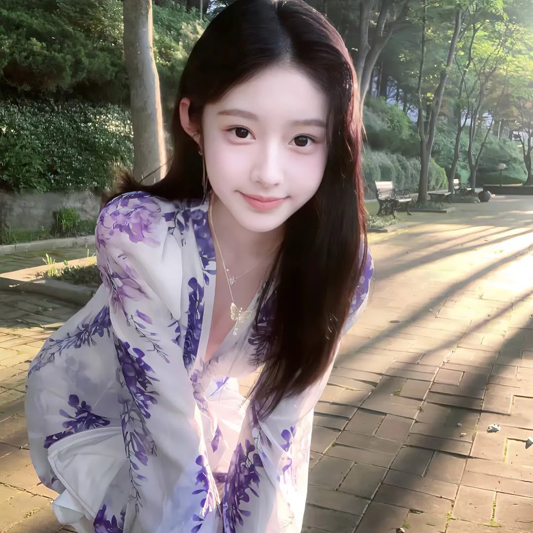 当她换上泳衣